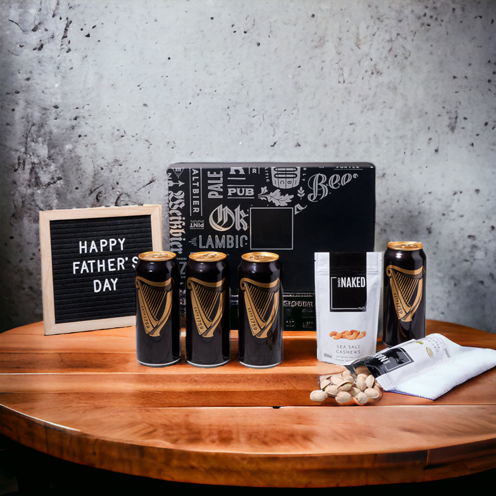 Father's Day Beer &amp; Nuts Gift Set