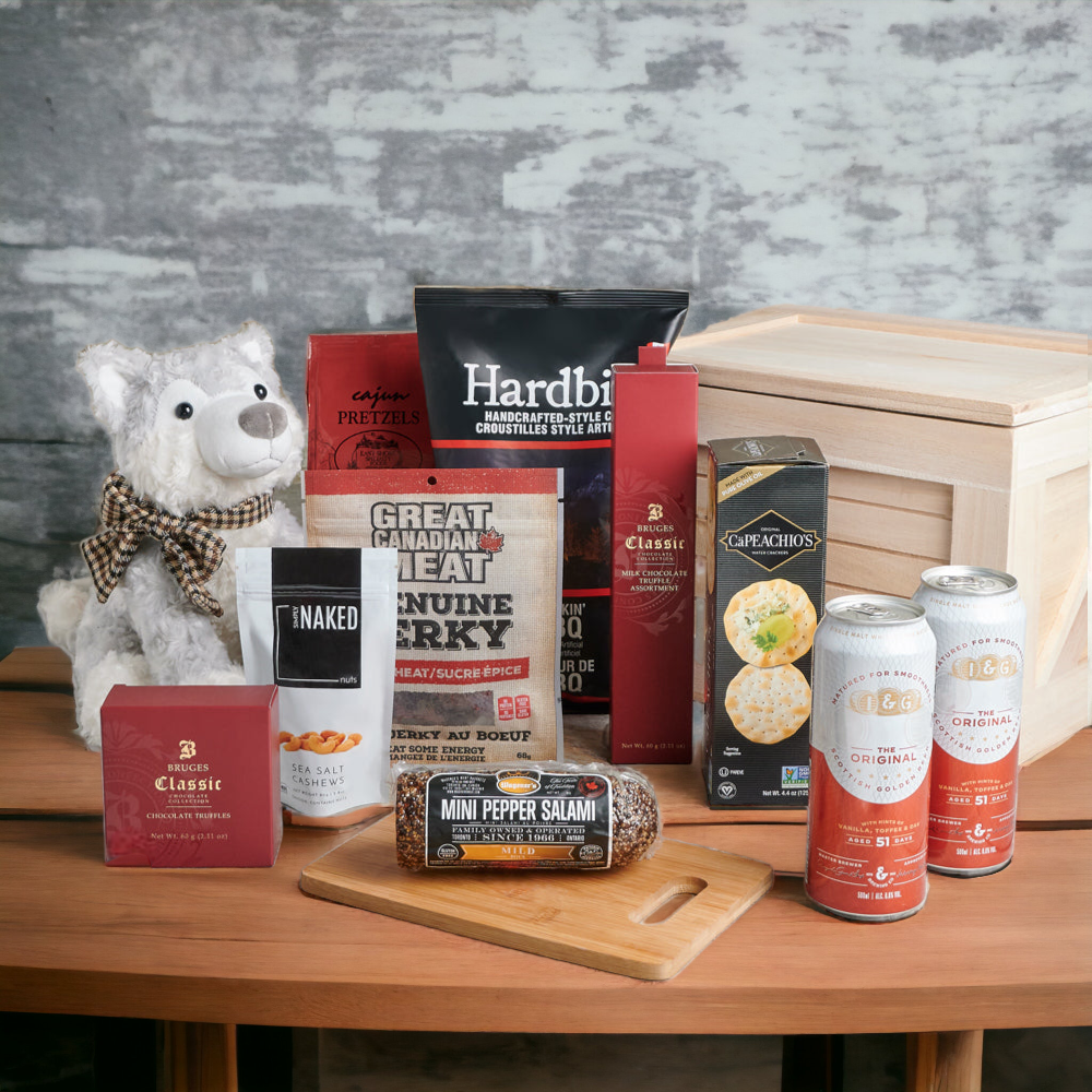 Lotsa Beer, Lotsa Snacks Gift Crate