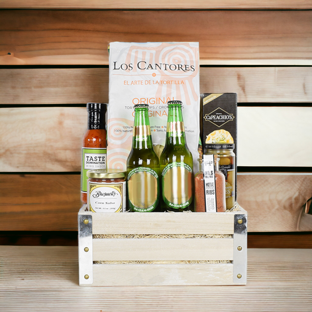 Saucy &amp; Fun Cinco De Mayo Beer Basket