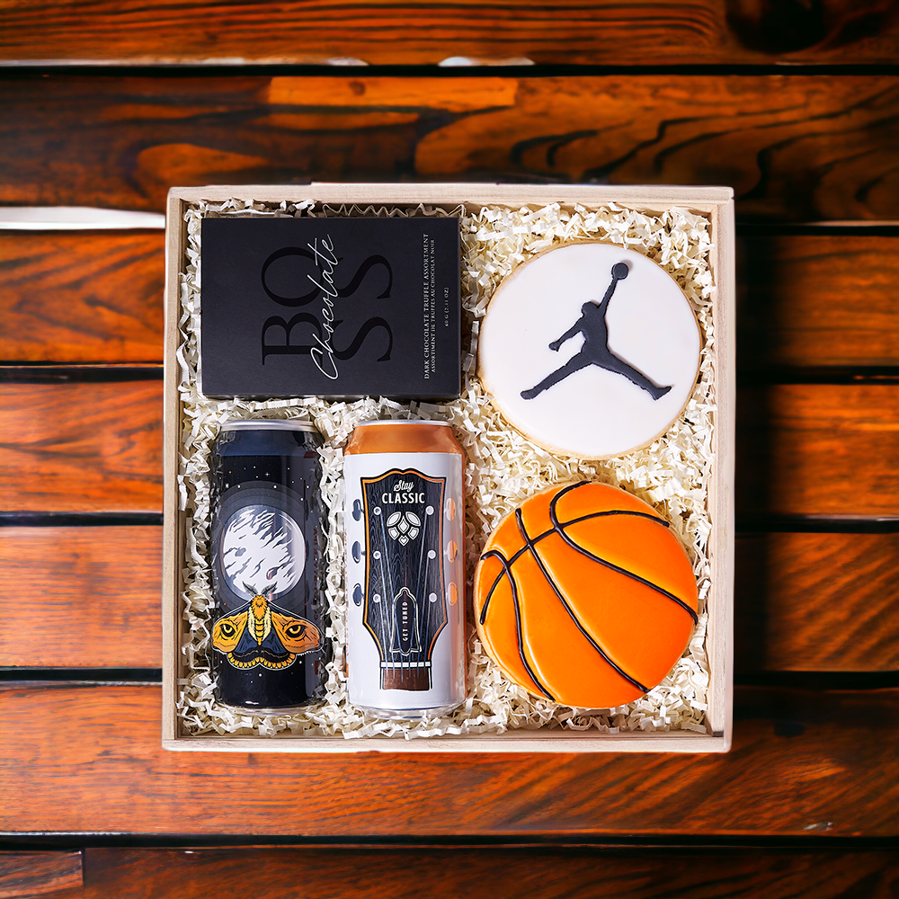 Slam Dunk Beer &amp; Cookie Gift Set