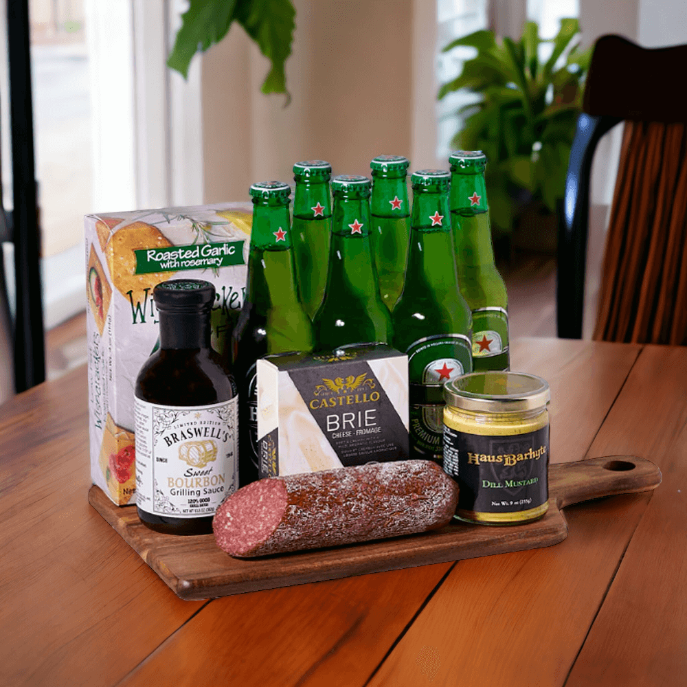 Superb Beer &amp; Snack Basket