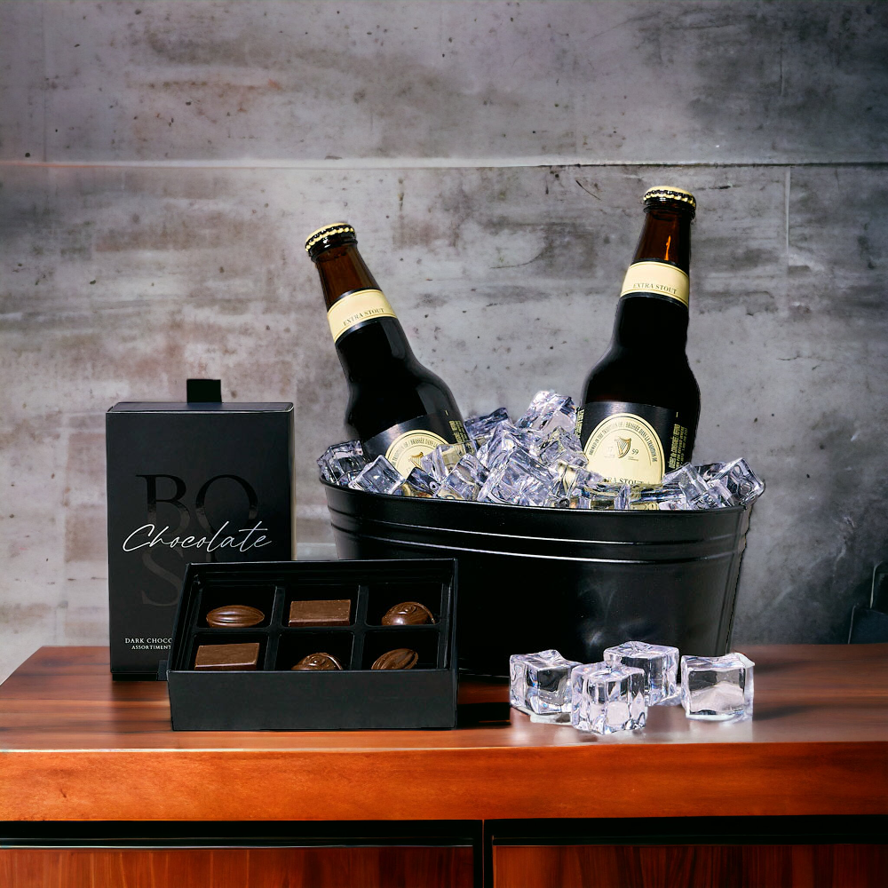 The Chocolates &amp; Beer Gift Basket