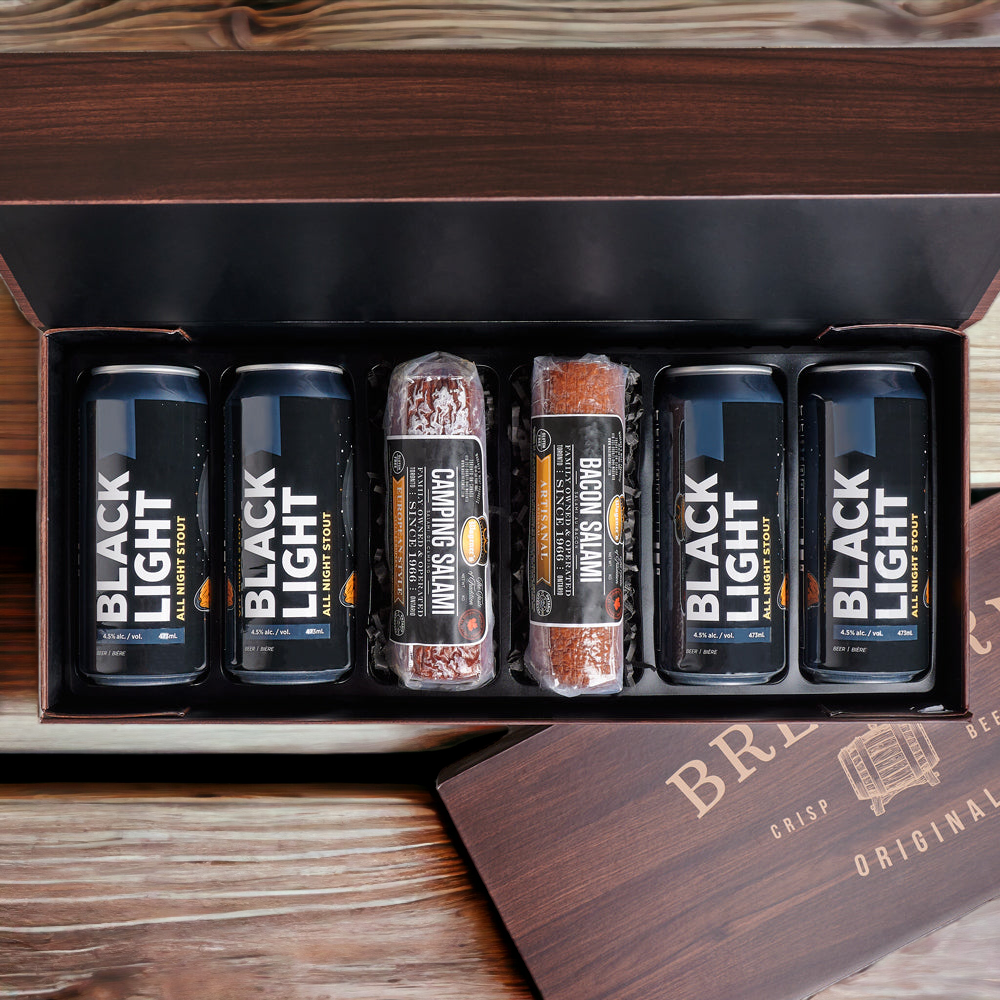 The True Gourmand's Beer &amp; Salami Gift