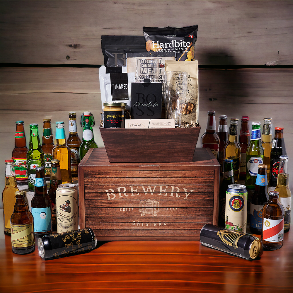 Total Beer &amp; Snack Gift Box