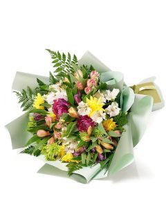 Eternal Sunshine Mixed Peruvian Lily Bouquet