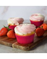 Strawberry Buttercream Cupcakes