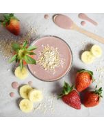 Strawberry Banana Oatmeal Breakfast Smoothie