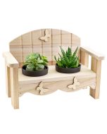 Succulent Greenhouse Garden Bench